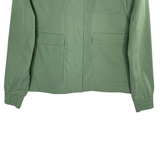 Nike S Womens Sportswear Swoosh Woven Jacket Mint Pastel Military - Picture 6 of 10